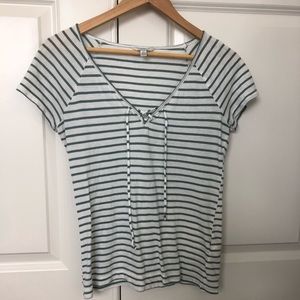 Lucky Brand Green Stripe Shirt